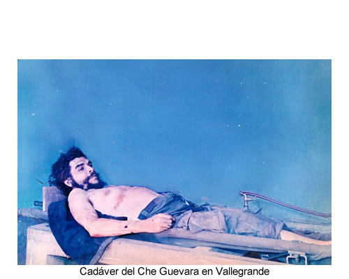 cadaver del che Guevara en Vallegrande